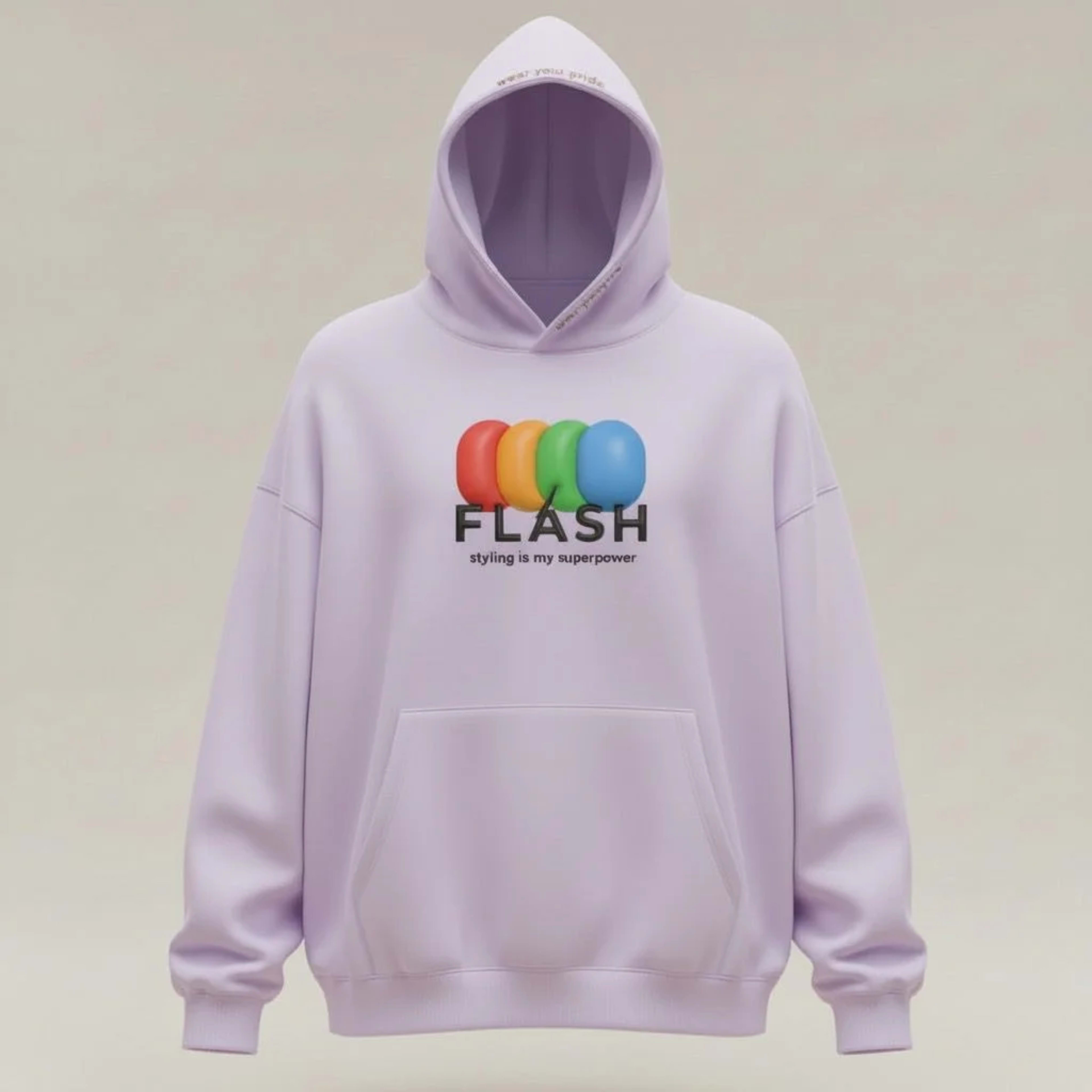 The "Superpower Style" Lavender Hoodie - 1
