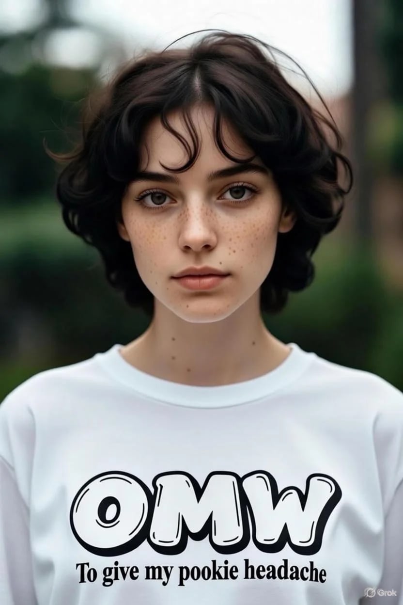 "Pookie's Headache" Ironic Slogan Tee