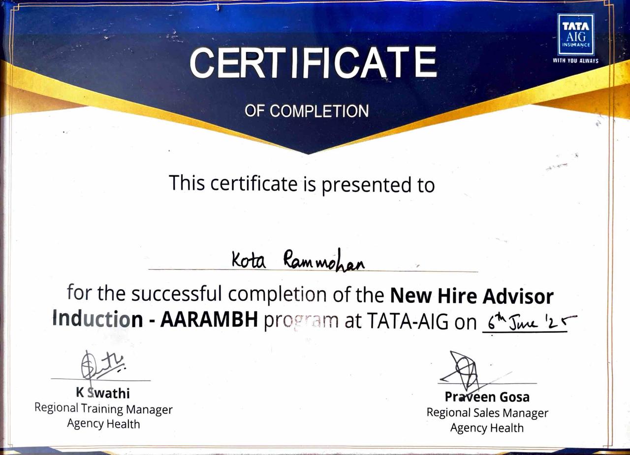 Induction - Aarambh Training-1