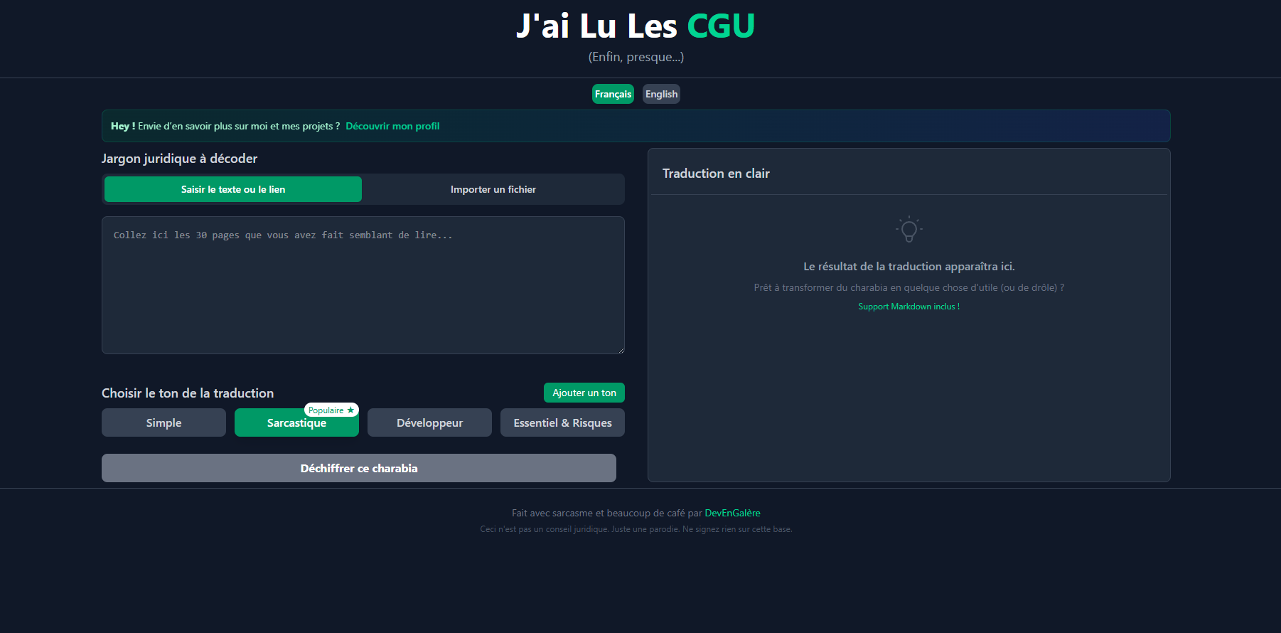 J'ai Lu Les CGU