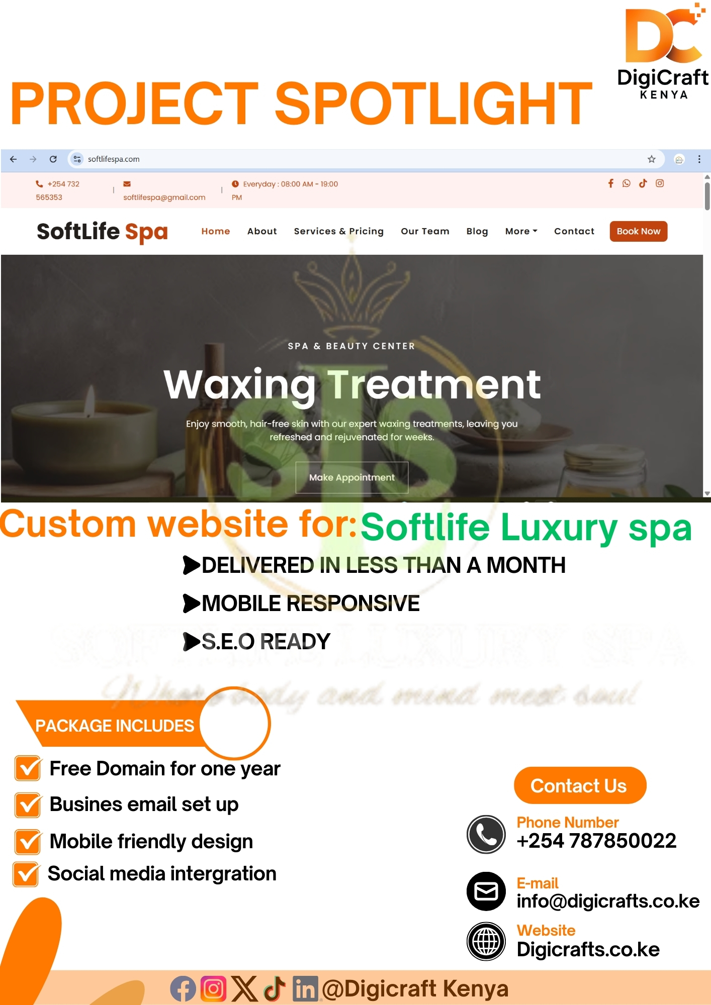 PROJECT SPOTLIGHT: Softlife Luxury Spa