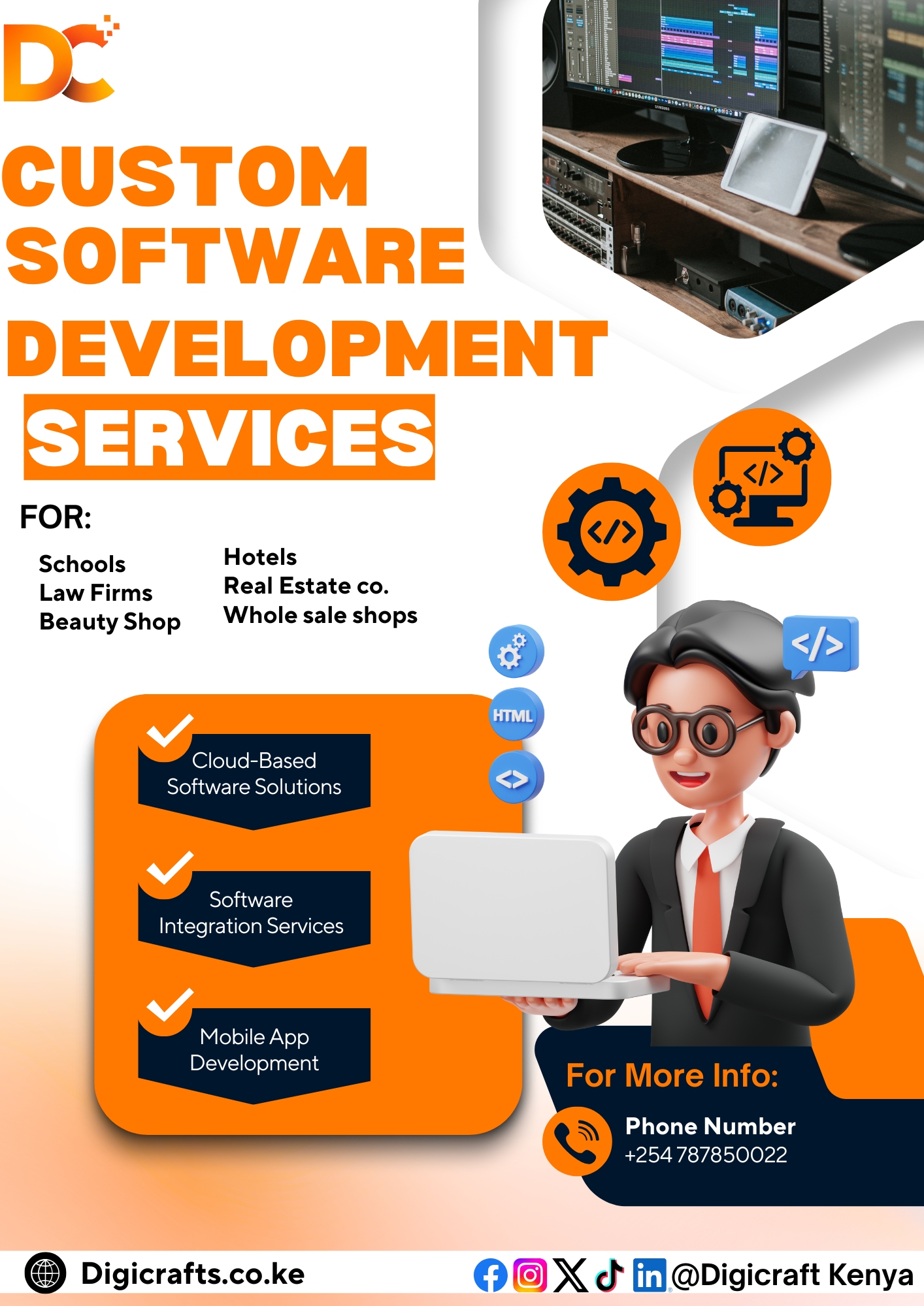 Empowering Institutions and Enterprises with Tailored Digital Solutions