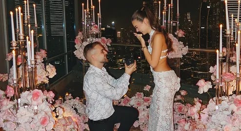 Skyline Romance Proposal in Dubai