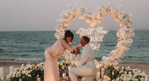 Private Island Romance Proposal