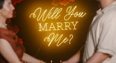 Luxe LA Rose Proposal