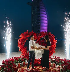 Luxe LA Rose Proposal