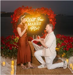 Luxe LA Rose Proposal