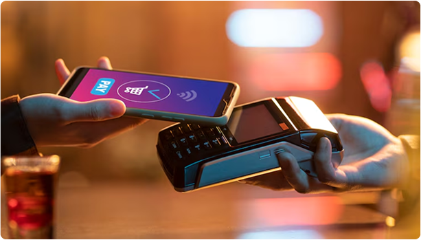 Zifypay payment device being used for contactless payment