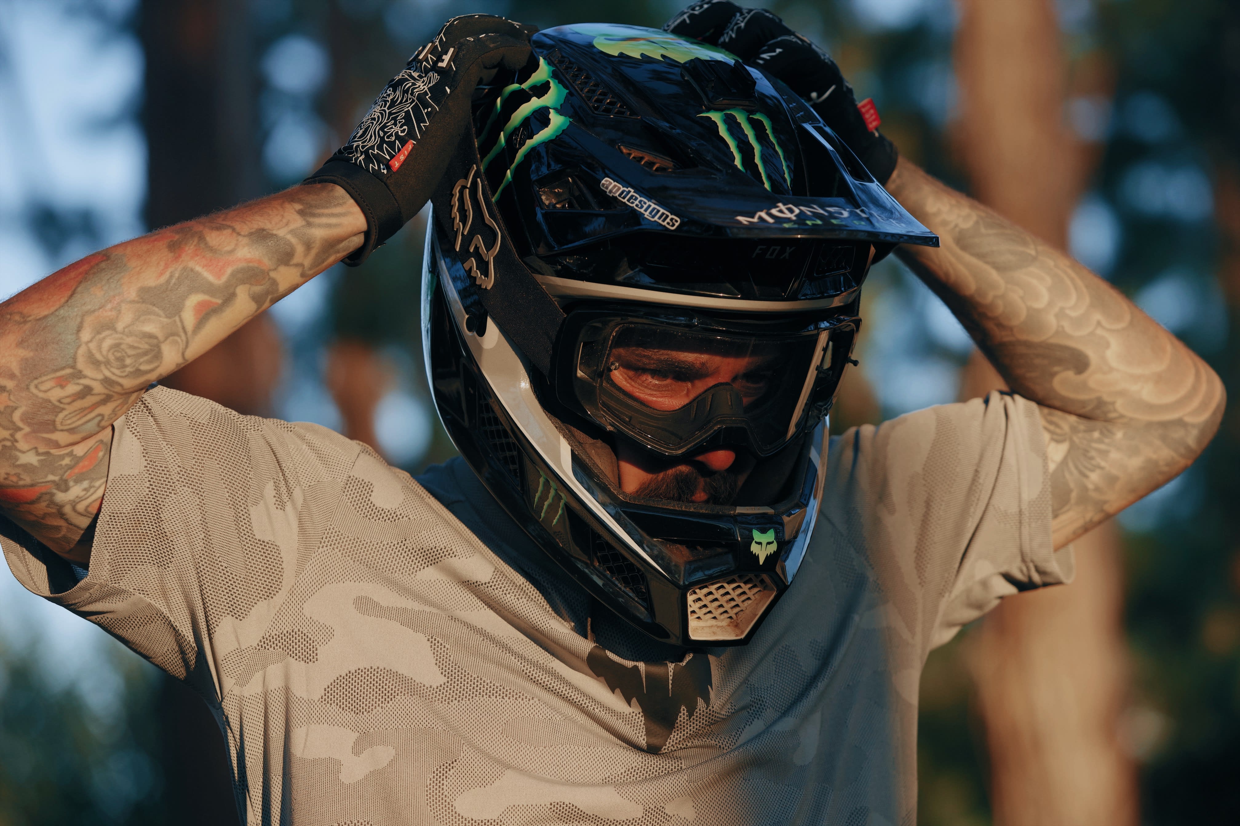 Sam Hill in the forest