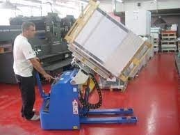 An advanced pallet loading and unloading system in a factory setting