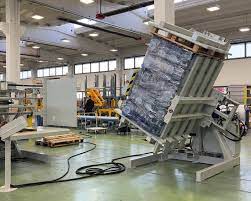 An image presenting comprehensive solutions for pallet inverter challenges, showing a range of models and options