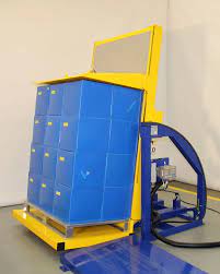 Close-up on the customizable features and control panel of a pallet inverter