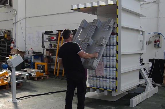 A diagram showing the benefits of investing in pallet changing systems