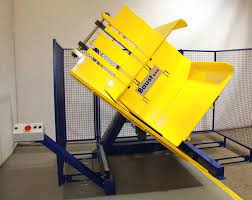 A pallet changer designed with modern safety features like light curtains
