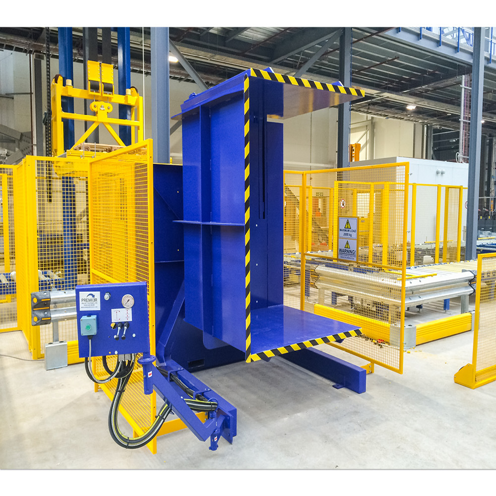 Pallet changer enhancing workplace safety