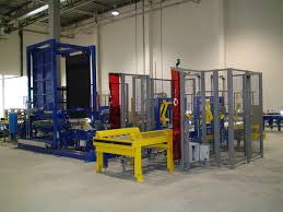 alt with keywords: A diagram showing pallet changers as part of a smart factory, highlighting ROI.