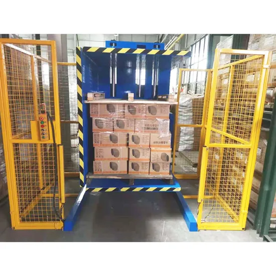A pallet inverter highlighting cost savings in a factory