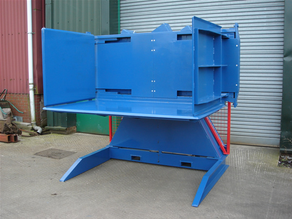 Illustration showing a pallet changer as a central hub connecting different automated systems