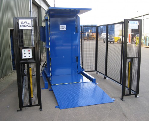 A pallet inverter showing its price and value proposition