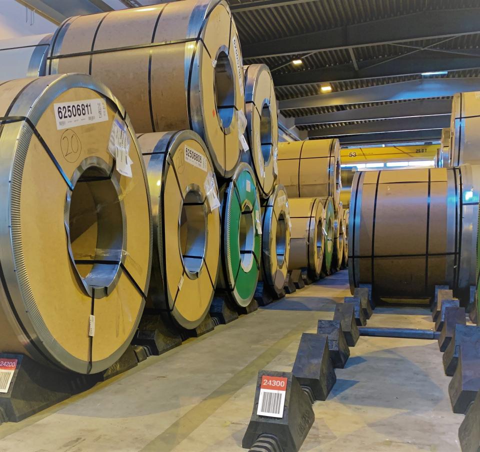 steel coil transport, coil handling