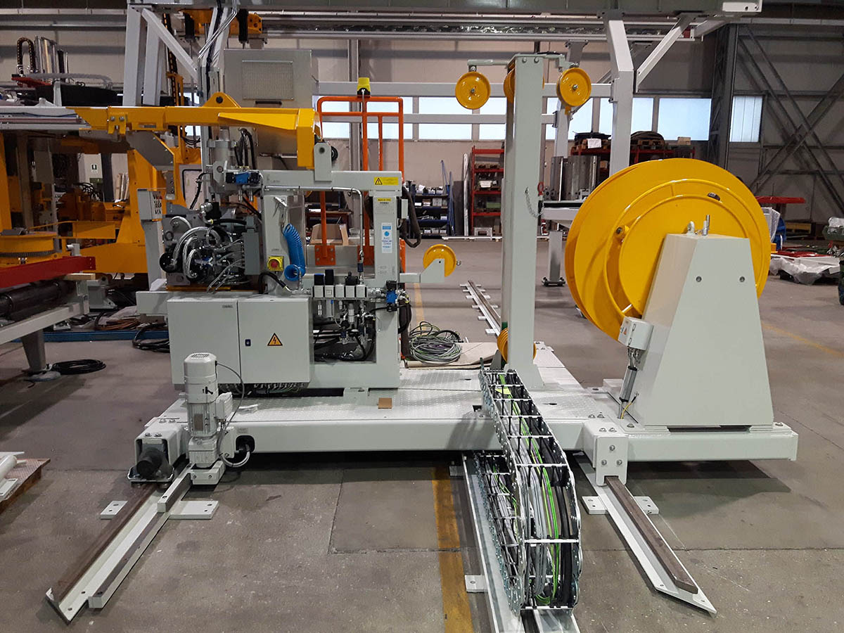 automated coil strapping machine