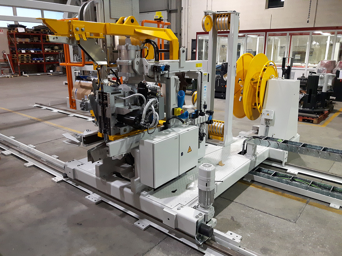 automated coil strapping
