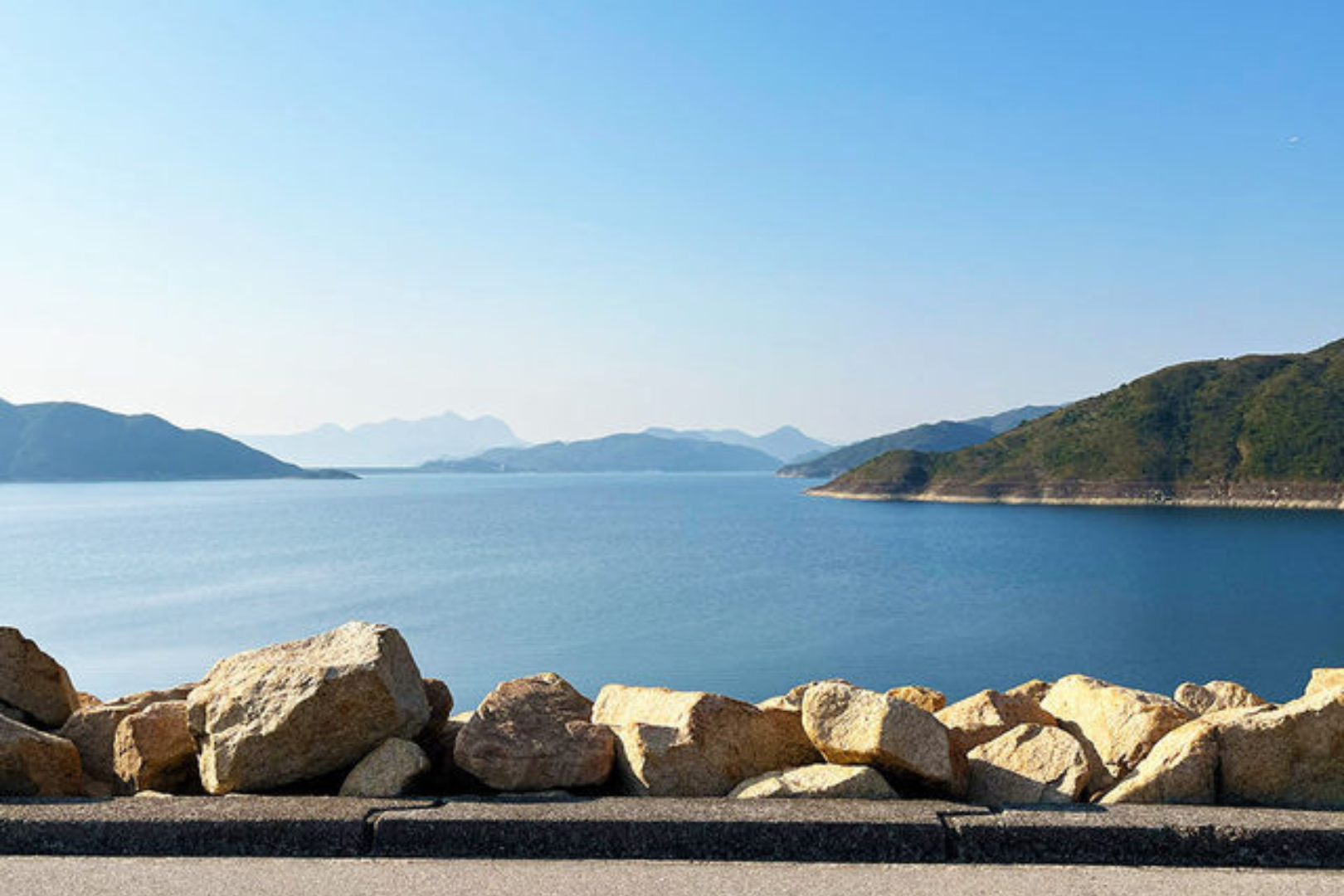 West Dam, High Island Reservoir