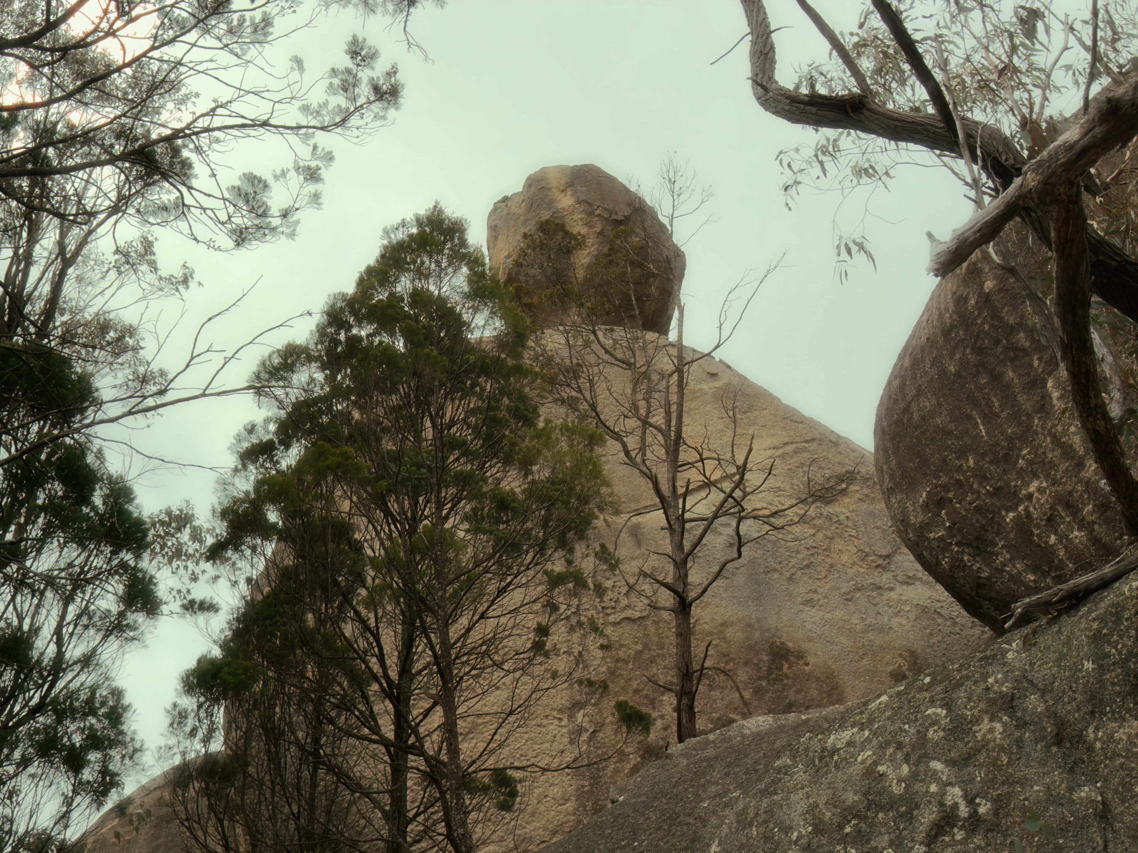 Stone Under Grey Skies