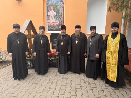 Визит Синодального отдела в Губкинскую епархию