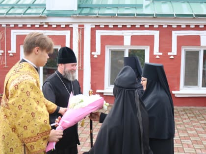 Визит епископа Софрония в Борисовский монастырь