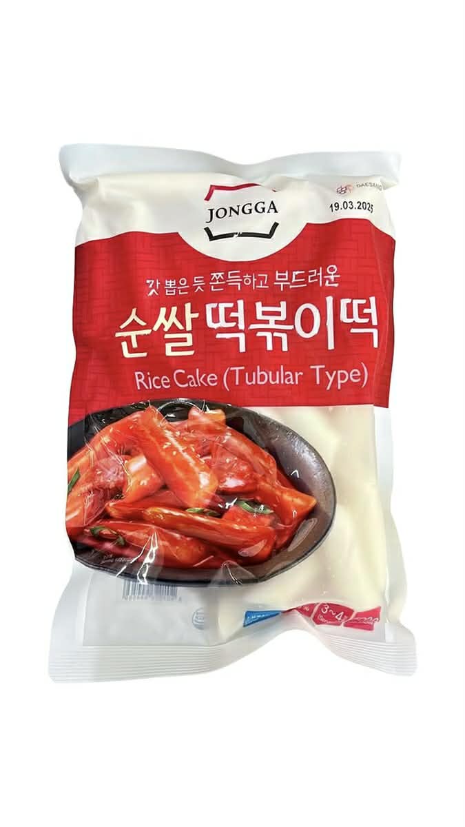 JONGGA - ОРИЗОВА БИСКВИТА TTEOKBOKKI 500RP.