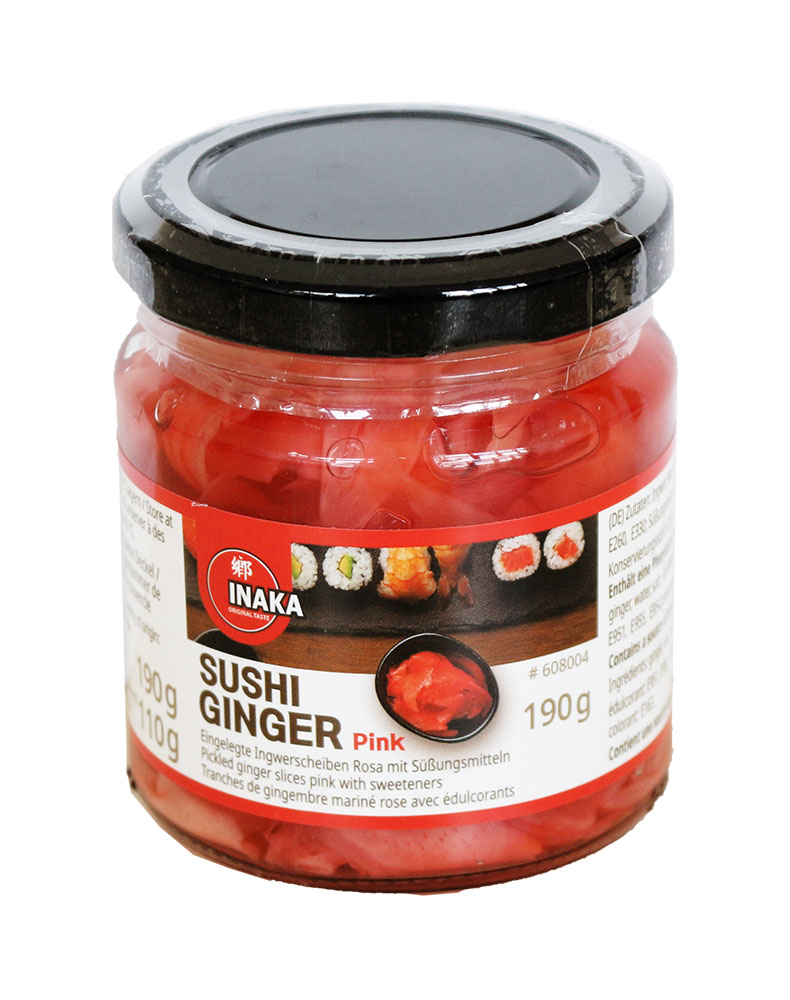 Маринован джиндифил за суши розов 190гр.