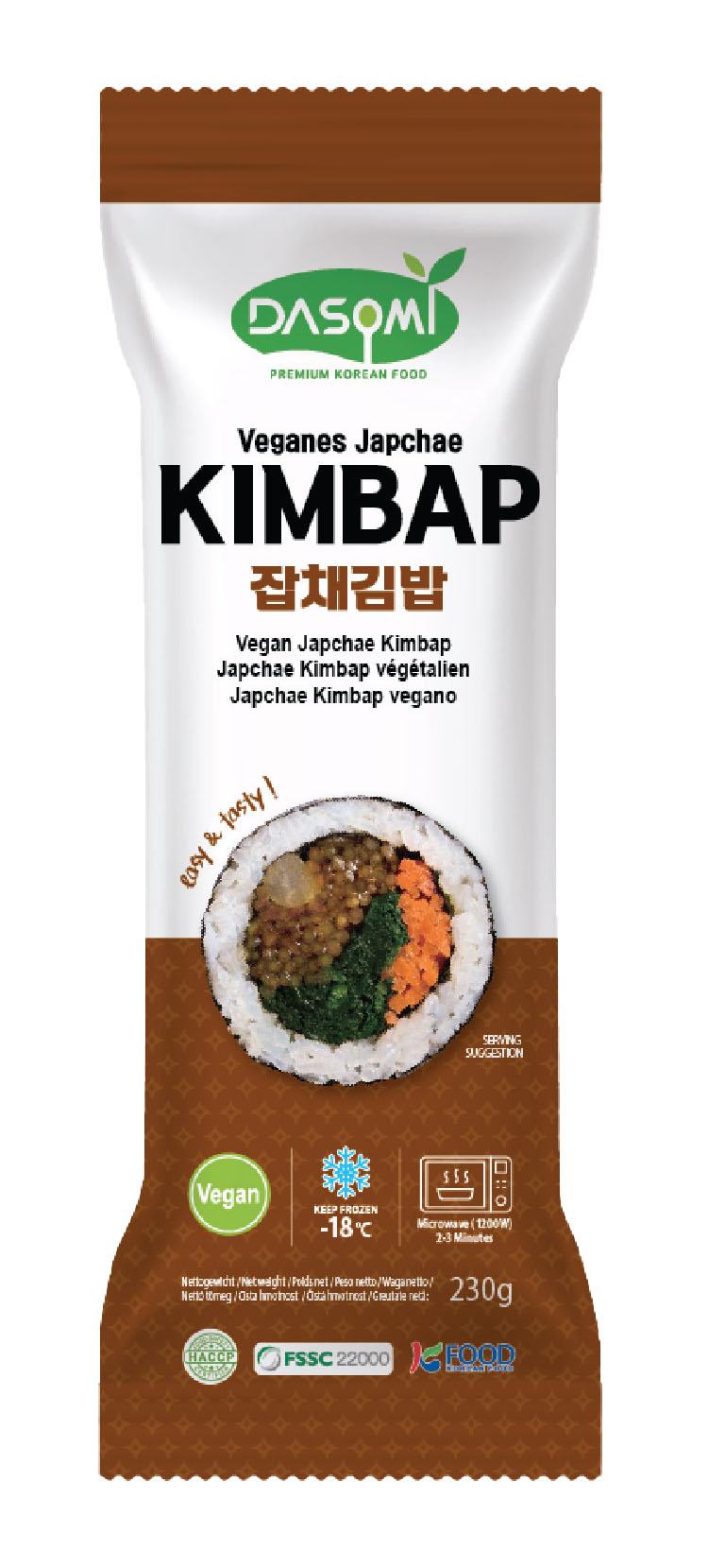 DASOMI Кимбап веган 230гр.