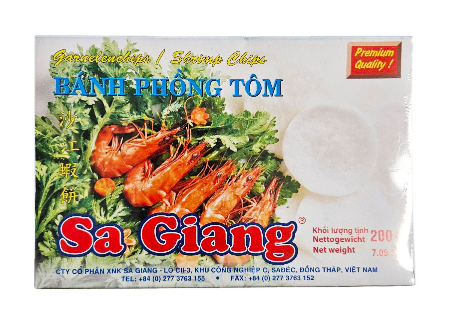 Sa Giang Чипс от скариди За пържене, 200 г