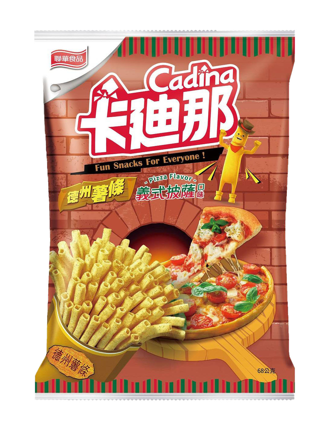 Cadina Тексас картофки – Вкус Пица