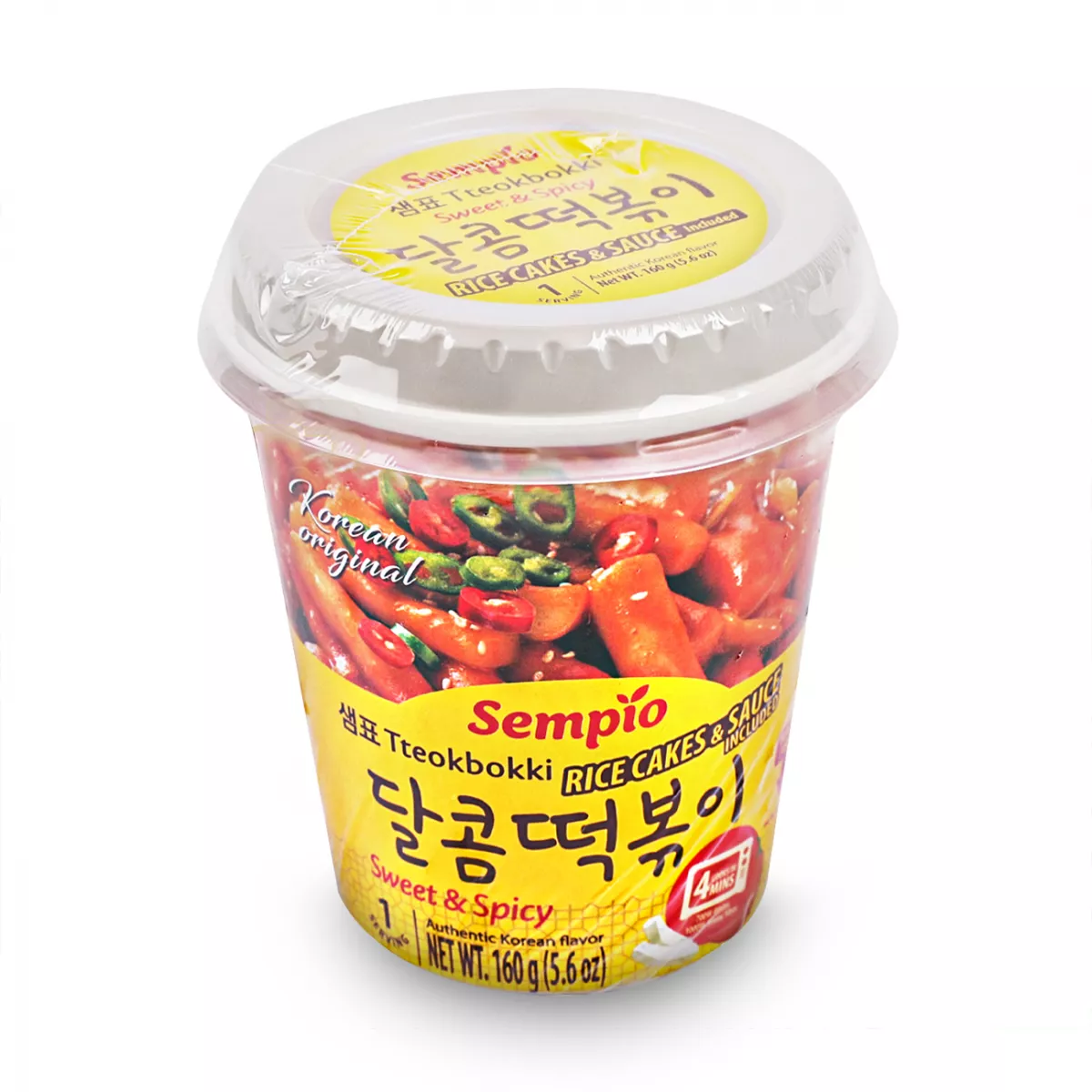 Sempio Токбоки в чаша сладко-люто, 160 г