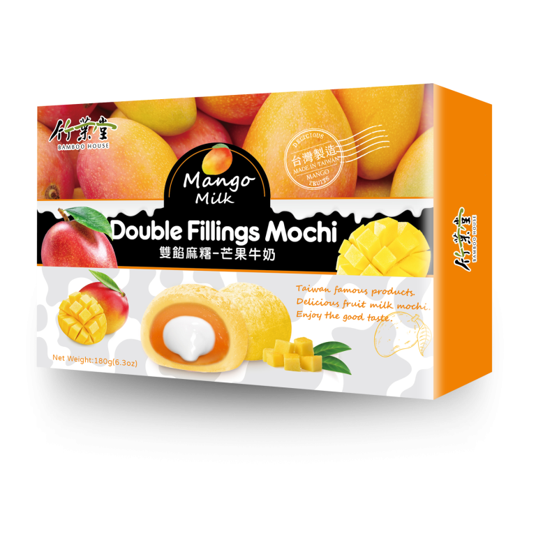 Мочи двоен пълнеж с манго и мляко 180 г