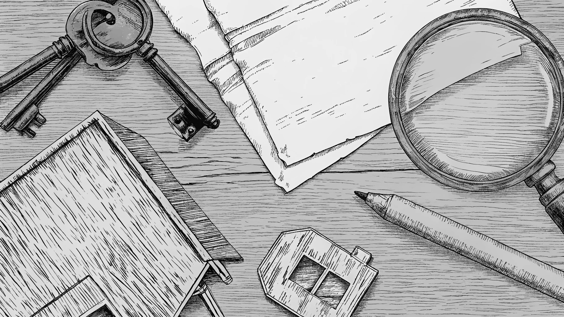 Property contract, building inspection report and a calculator on a desk — the tools of due diligence