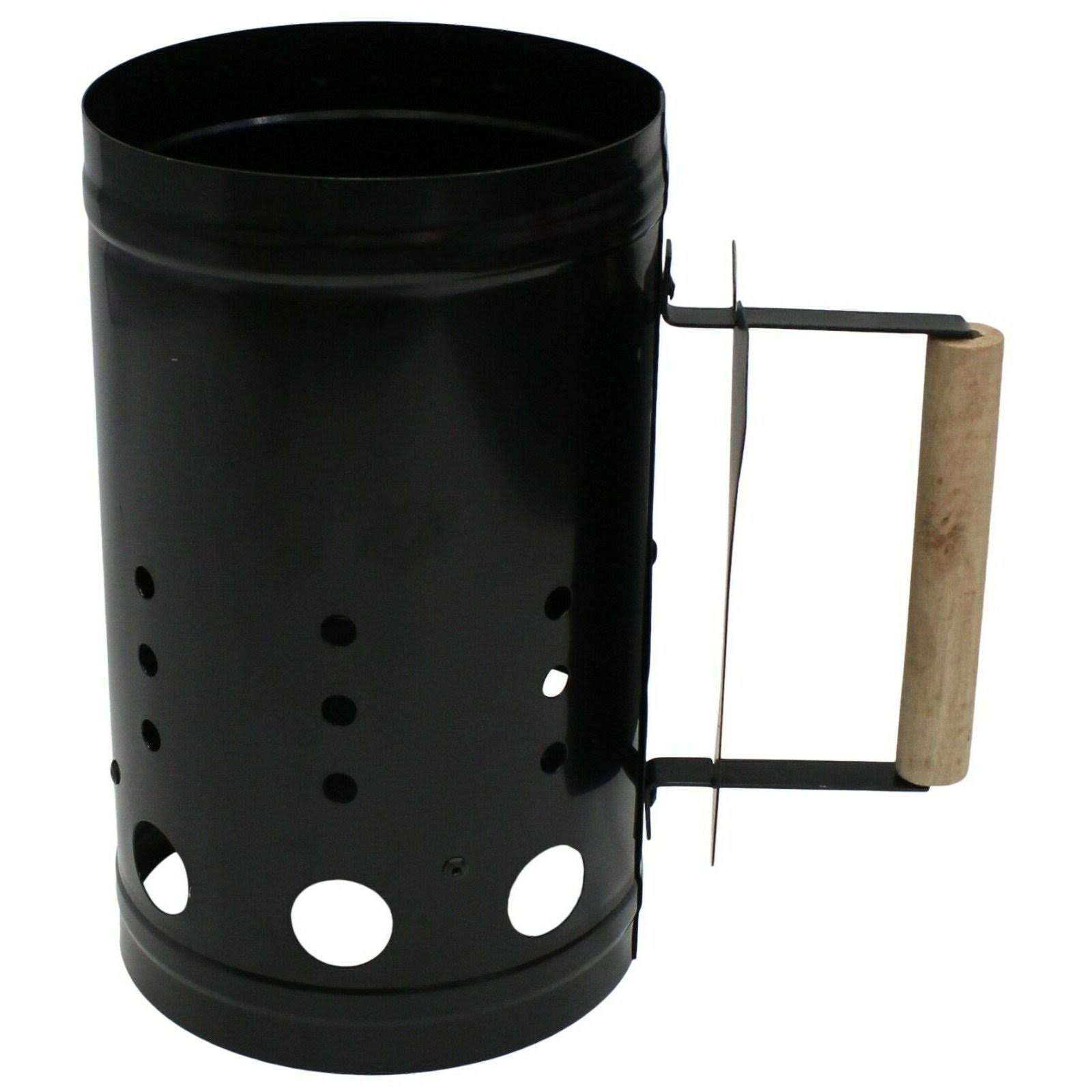 chimenea para encendido de carbón (acero galvanizado) 16.5 x 27.5 cms accesorios guatemala