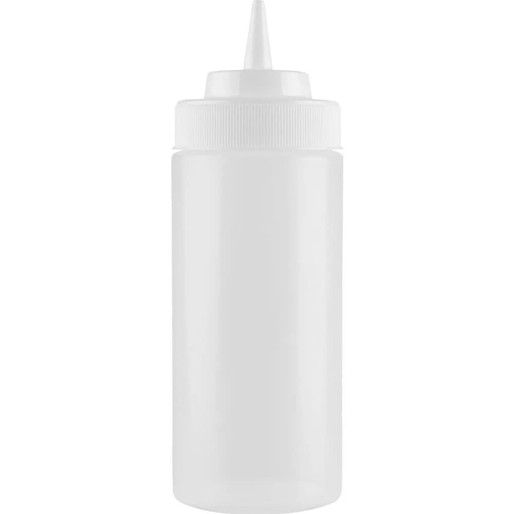 BOTELLA DE PLÁSTICO TRANSPARENTE DE 16 ONZAS