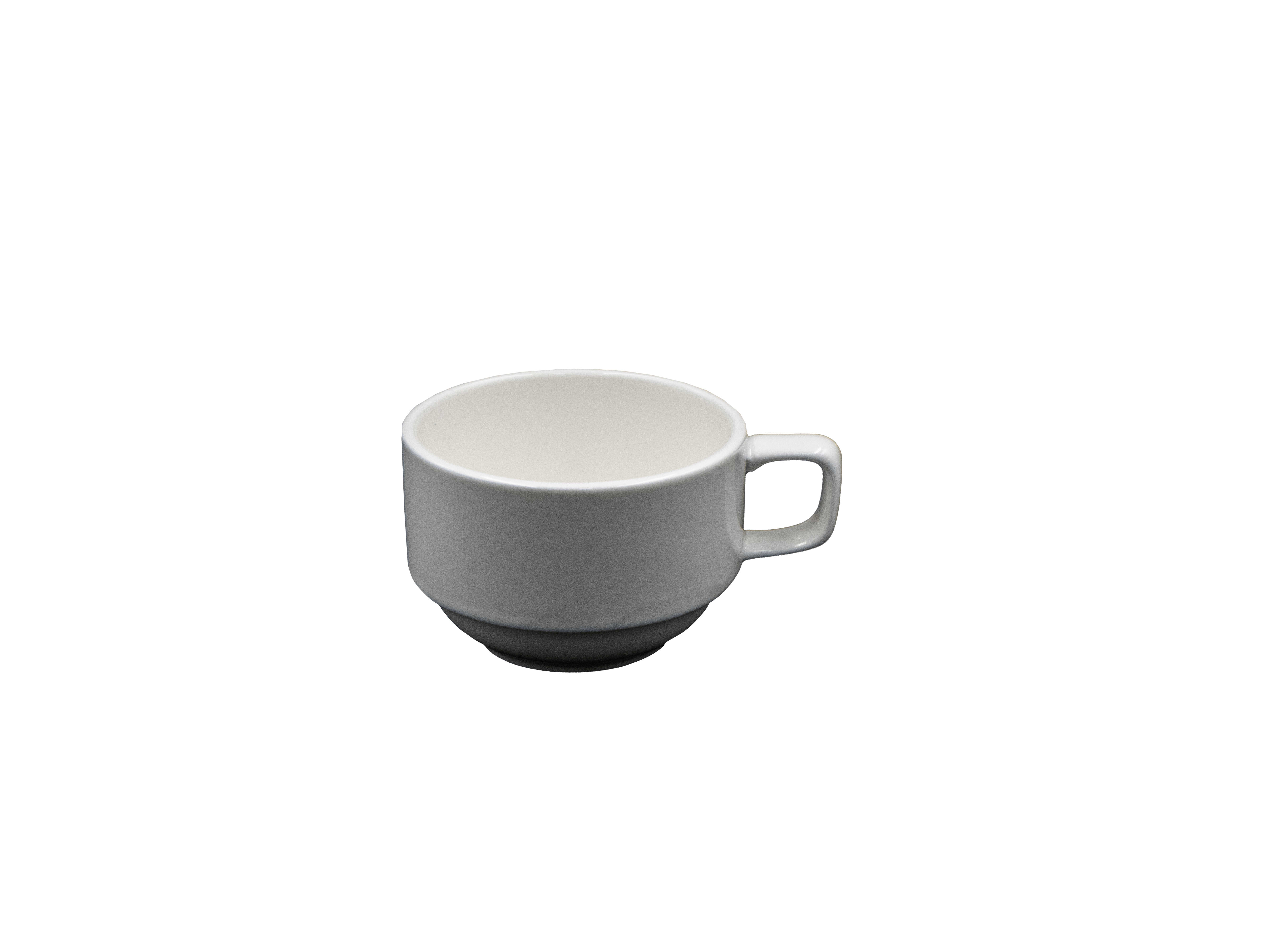taza porcelana apilable 7 oz. cafetería guatemala