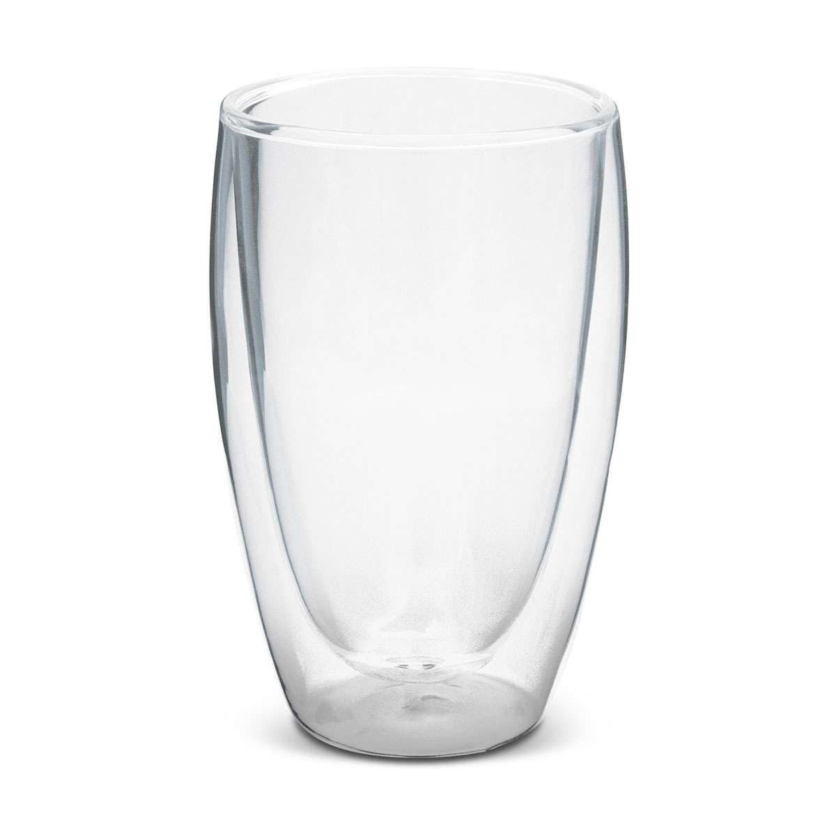 vaso vidrio doble capa 12 oz. cristalería guatemala