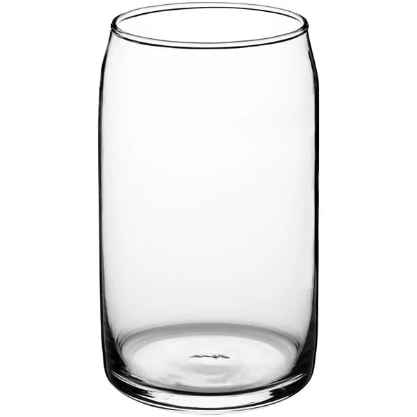 vaso vidrio tipo lata 16 oz. cristalería guatemala