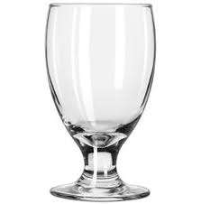 copa de agua de vidrio 10 oz. cristalería guatemala