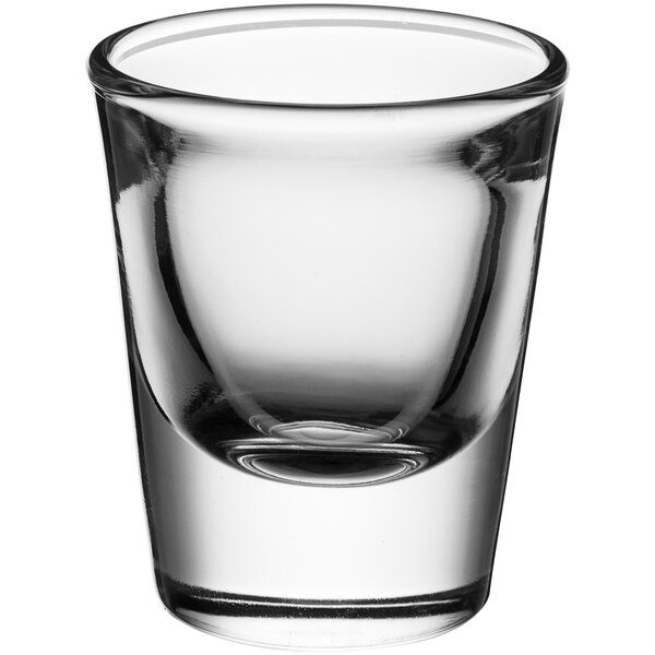 vaso vidrio tequilero 1 oz. cristalería guatemala