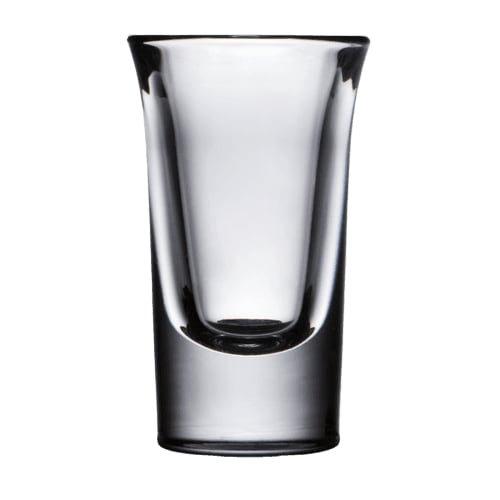 vaso vidrio tequilero 1.5 oz. cristalería guatemala