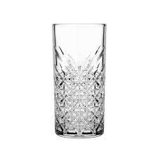 vaso alto estrellado 11 oz. cristalería guatemala