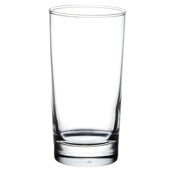 vaso vidrio alto 10 oz. cristalería guatemala