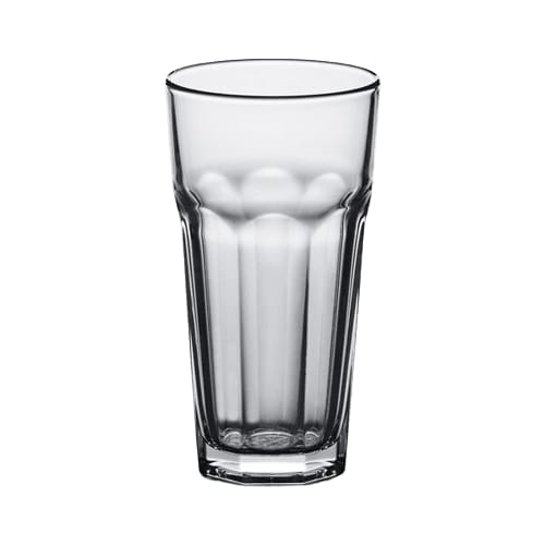 vaso estriado alto 12 oz. cristalería guatemala