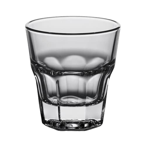 vaso estriado bajo 5 oz. cristalería guatemala